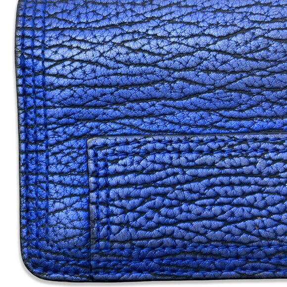 3.1 Phillip Lim Metallic Blue Leather Wallet (Hard-to-Find Color) - Picture 12 of 15